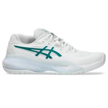 Imagem de ASICS Tênis feminino Gel-Resolution X, Branco/verde escuro, 36