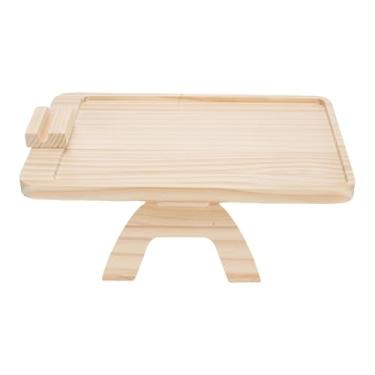 Imagem de Fockety Bandeja de Braço do sofá, Bandeja de sofá Bandeja de café da manhã Com Suporte de Comprimido de Telefone, Bandeja de Jantar de Bandeja Leve Dobrável para café