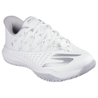 Imagem de Skechers Tênis feminino Viper Court Rally Pickleball, Branco, 5 Wide