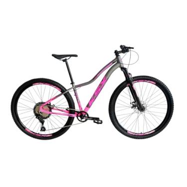 Imagem de Bicicleta Bike Aro 29 MTB Alumínio KSX 12V Marchas Com K7 11x52 Dentes Cabeamento Interno Feminina (ROSA C/GRAFITE (ADS ROSA C/VIOLETA), 15)