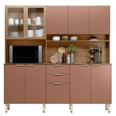 Imagem de Kit Cozinha Compacta 10 Portas 2 Gavetas Ruby