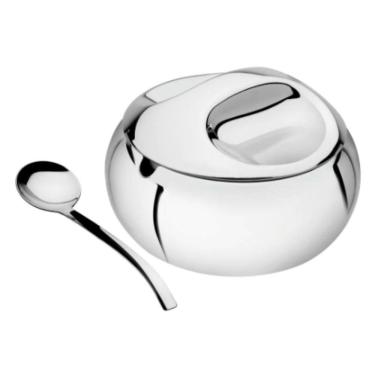 Imagem de Kit Para Farinha Tramontina Service Em Aço Inox 14 Cm 2 Peças