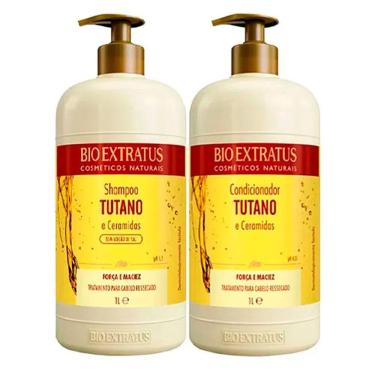 Imagem de Kit Shampoo e Condicionador Bio Extratus Tutano 1L
