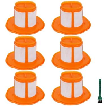 Imagem de EZ SPARES Pacote com 6 filtros HHVKF10, compatível com Black and Decker, portátil, lavável a vácuo, adequado para modelos HHVK HHVK320J HHVK320J10 HHVK320JZ01 HHVK515J HHVK515JP HHVK515JP07