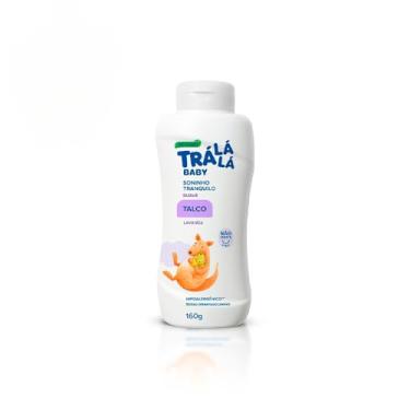Imagem de Trá Lá Lá Talco Suave Personagem Baby Branco E Roxo 160 G
