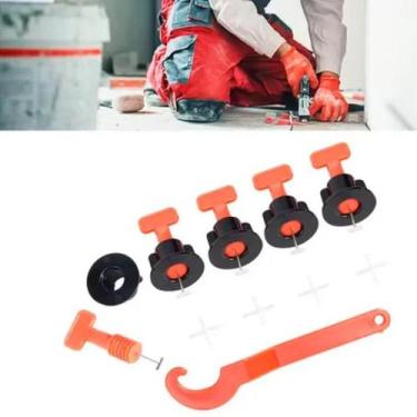 Imagem de Nivelador Espaçador De Piso Azulejo Cerâmica Com Separadores Reutilizá