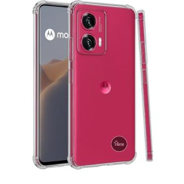 Imagem de Capa Case PREMIUM TPU Transparente Compatível Motorola Moto Edge 50 Fusion Anti Impacto Shock Choque Alta Proteção