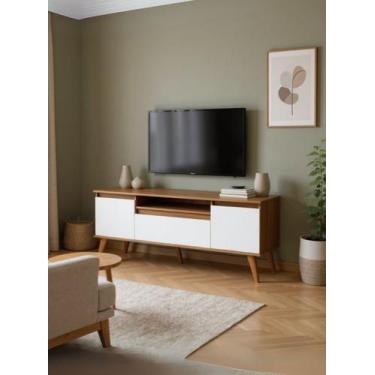 Imagem de Rack para TV 150cm Retro Mdf Dallas - On Móveis, Freijo