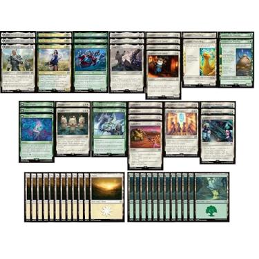 Imagem de Final Fantasy Magic The Gathering Deck - Selesnya Go Wide - Green White - Very Powerful - Modern Legal - Custom Built - 60 Card MTG!