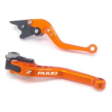 Imagem de Manete Esportivo Ajustável Cbr600 Cb600 F Hornet - Stark Race, Laranja