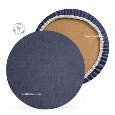 Imagem de 01 Capa de Sousplat Mellange Marrom - 35 cm - Várias Cores e Estampas 
