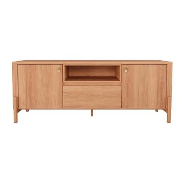 Imagem de Rack Para Até 70 Polegadas 1 Gaveta E 2 Portas Gliss 1,83m Lukaliam Móveis Jequitiba Jequitiba