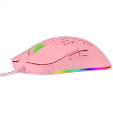 Imagem de Mouse Gamer Vinik VX Void, LED RGB, 7600 DPI, Ambidestro, 7  Botões, Rosa - MGV120R