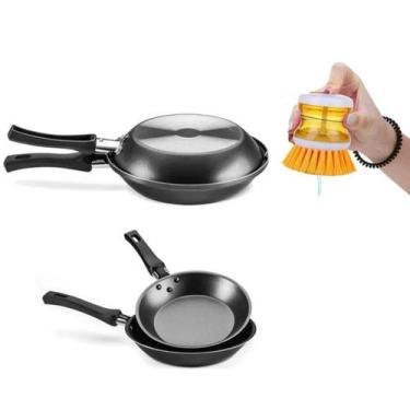 Imagem de Panela Omeleteira Antiaderente 0,8 Litros N18 Grafite + Brinde - MTA