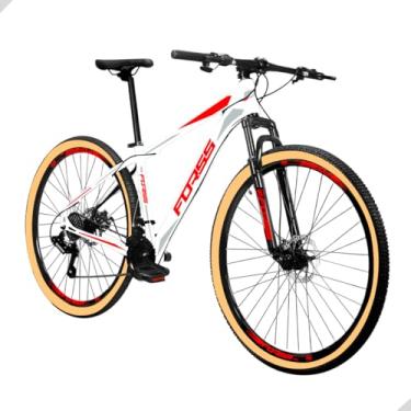 Imagem de Bicicleta Forss Aro 29 5.0 21 Marchas (Branco-Vermelho, 21)