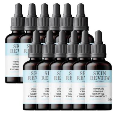 Imagem de KIT 12 Suplemento Skin Revita Vitamina K2 Rejuvenescedor 30ml