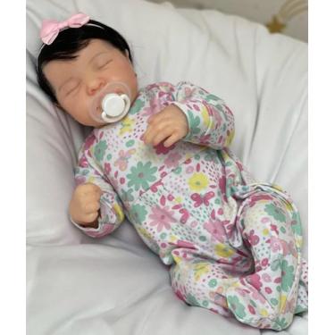 Imagem de Bebe Reborn Princesa Realista Silicone Banho, Enxoval com 16 itens, Co