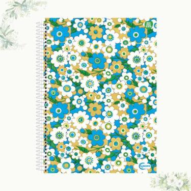 Imagem de Caderno Espiral Universitário feminino 10 Matérias 200 folhas Animativ