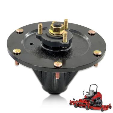 Imagem de HUAYOUR Conjunto de eixo do cortador de grama 127-0560 compatível com Toro Z Master Professional 7500-D 7000 6000 5000 3000 & Z Master Commercial 3000 e cortador de grama, Repalce # 1270560