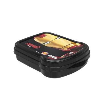 Imagem de Sanduicheira Infantil Homem de Ferro - Plasútil, Lancheira