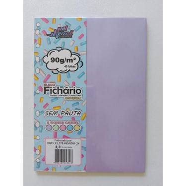 Imagem de Bloco para fichário Merci candy sem pauta 90g 40 folhas