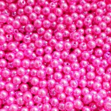 Imagem de PÉROLA DE ABS LISA Nº 05 20G PEROLA 5MM - LADEIRA BIJUTERIAS, ROSA