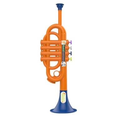 Imagem de Trompete de brinquedo infantil, Brinquedo trompete para crianças - Brinquedo de trompete musical simulado para meninas | Instrumento musical infantil da primeira infância para meninos, crianças e bebê