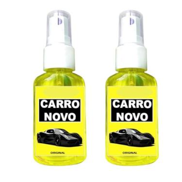 Imagem de Kit 3 Cheirinho Carro Novo, Spray Aromatizante Automotivo Concentrado, Fragrância Original (2)