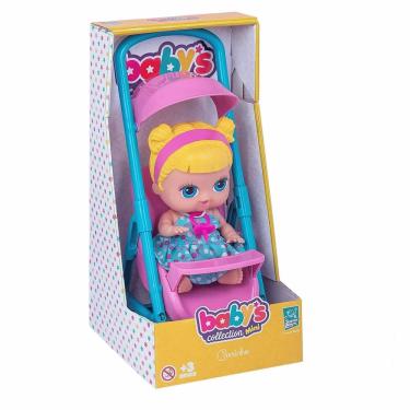 Imagem de Boneca Baby`S Carrinho De Passeio C/Chupeta Super Toys