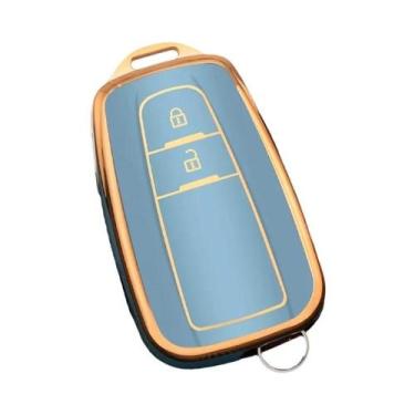 Imagem de Capa De Chaveiro Remoto Para Carro Toyota Corolla Prius Camry CHR RAV4