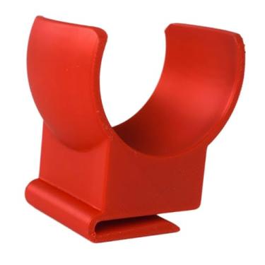 Imagem de oshhni Coletor de tênis, pegador de bolas de golfe, não precisa dobrar, pode ser instalado na raquete, pegador de bolas de tênis de padel para áreas externas, Vermelho