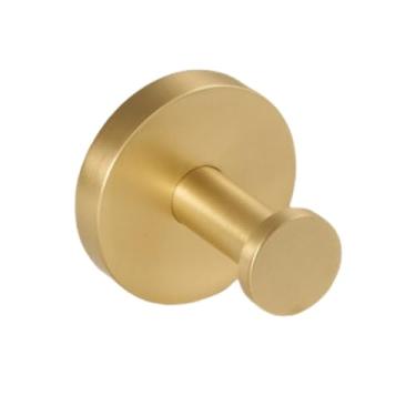 Imagem de Acessórios para banheiro da série Latão serrilhado, acessórios para toalhas, ganchos, suportes para rolo de papel higiênico, preto e dourado, BA01MB, HK49