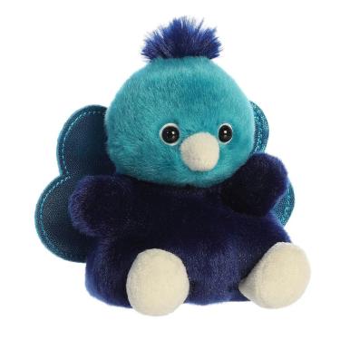 Imagem de Bicho de pelúcia Aurora® Adorable Palm Pals™ Elton Peacock™ 13 cm