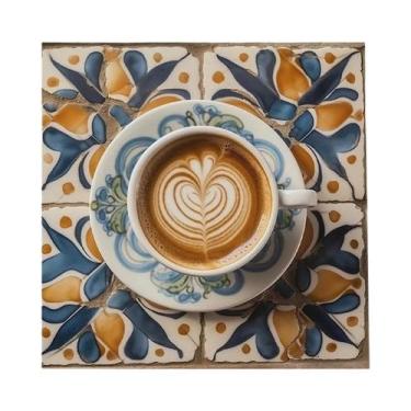 Imagem de Pôster De Arte Em Canvas De Café Espresso Latte Cappuccino Para Decora