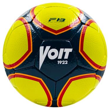 Imagem de Voit Bola de futsal tamanho 4 - durável e perfeita para treinamento amador, costurada à mão, para uso interno