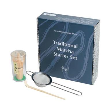 Imagem de Conjunto Matcha Naoki Matcha Tradicional com batedor e colher de bambu