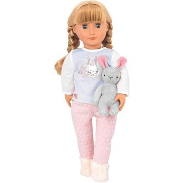 Imagem de Doll Our Generation Sleepover Movie 46 cm com pijama e coelho - Muye T