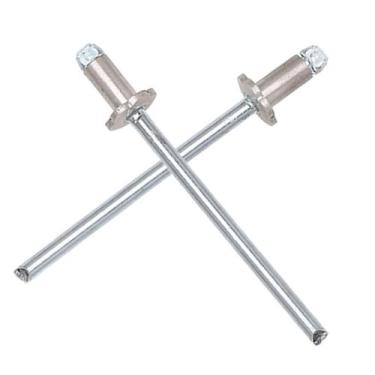 Imagem de 1 par de aço inoxidável Rosette Rivets Focket Dash