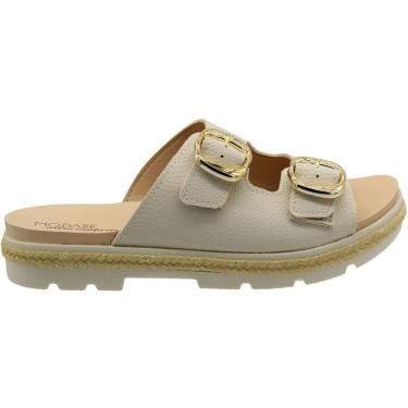 Imagem de Tamanco Plataforma Baixa Slide Modare Ultra Conforto Fivela Entressola Tramada Feminino