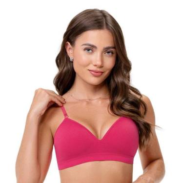 Imagem de Sutiã Comfort Alças Finas e Reguláveis com Bojo sem Costura Pitaya - Z