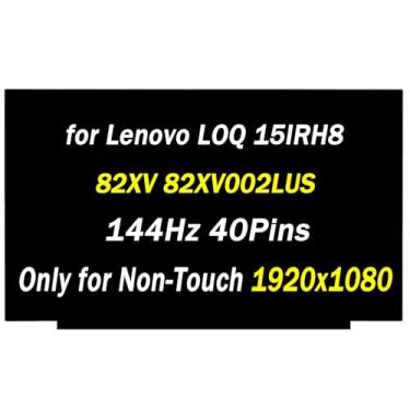 Imagem de PEHDPVS NE156FHM-NX2 Substituição para Lenovo LOQ 15IRH8 82XV 82XV002LUS Tela LCD 39.6 cm 144Hz 40 Pinos 1920X1080 Tela LED Painel digitalizador para laptop (apenas para tela sem toque)