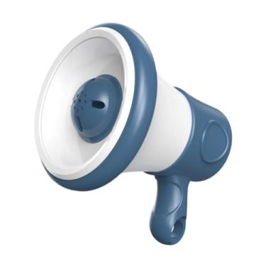 Imagem de Baoblaze Mini megafone megafone amplificador portátil novidade chaveiro brinquedo compacto alto-falante com corrente para meninos meninas idades 5+ adultos, Azul