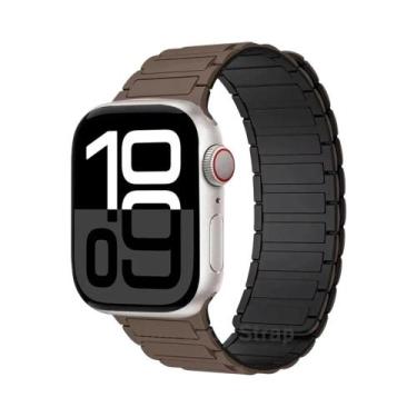 Imagem de Pulseira De Silicone Universal Para Apple Watch, Faixa Magnética Compa