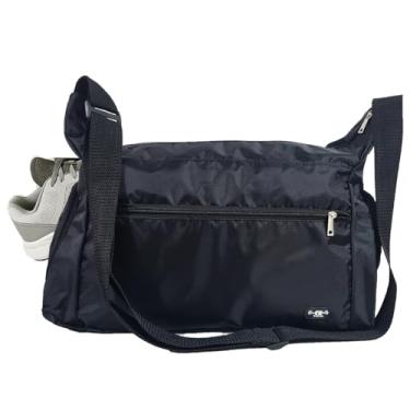 Imagem de Bolsa Academia Fitness Preta Multiuso Natação Esporte