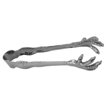 Imagem de Aramox Cubo de Gelo Em Estilo de Aço Inoxidável Premium Tong, Forma de Garra de águia, Pinças de Gelo de 7 Polegadas para Balde de Gelo, Pequenas Pinças, Barra e Uso Doméstico (Preto banhado)