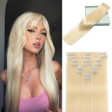 Imagem de Extensões de cabelo Clip In LORIEN Real Human Hair 22" 110g
