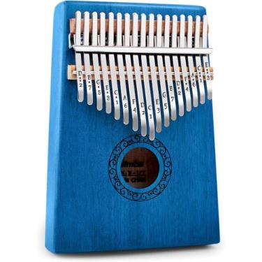 Imagem de Kalimba YUNDIE de 17 Teclas - Piano de Polegar Azul