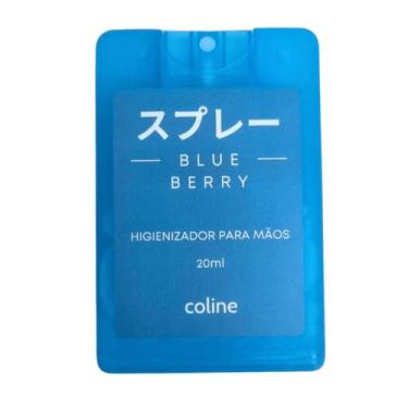 Imagem de Higienizador Para Mãos De Bolso 20ml Com Fragrância - Coline, Blueberr