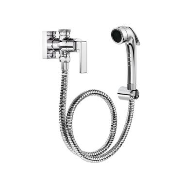 Imagem de Ducha Higiênica Docol Stillo 823706 Com Registro E Derivação Cromada