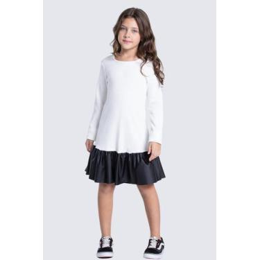 Imagem de Vestido Infantil Ribana e material sintético - VIDA COSTEIRA, 6, Off w